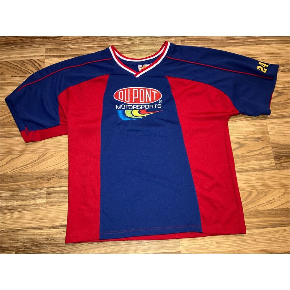 NASCAR Jeff Gordon #24 Dupont Motorsports Men's Jersey Size XL VTG
